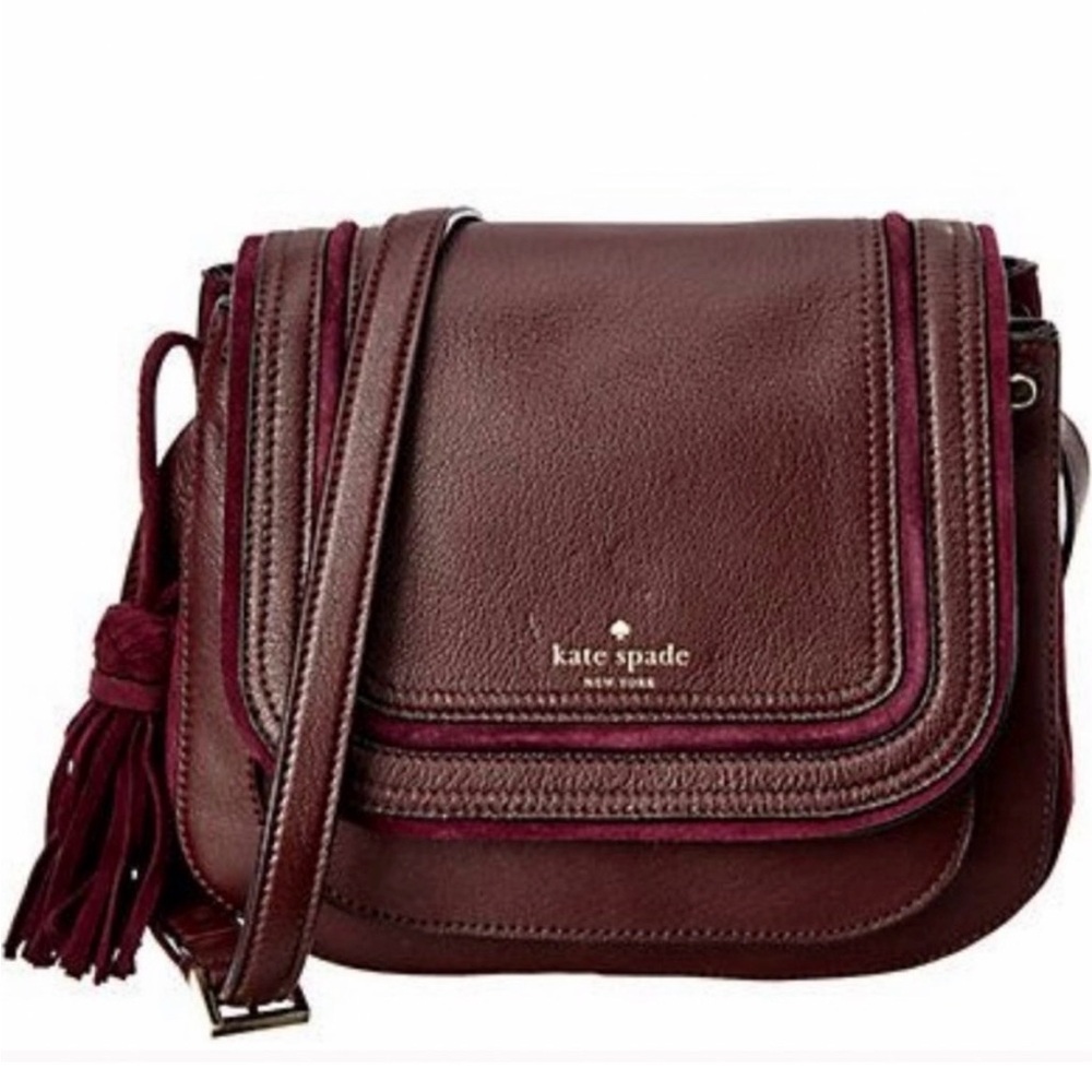 Kate Spade Rianne Pratt Street Rianne Leather & Suede Bag